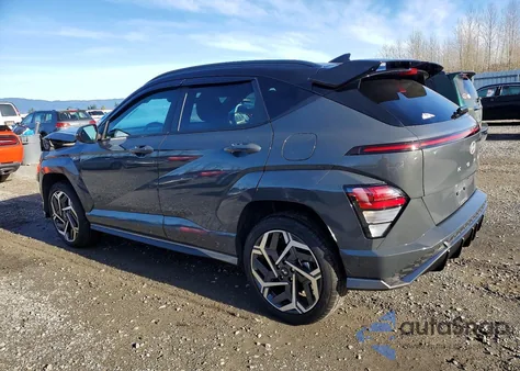 2024 Hyundai Kona N Line z USA, uszkodzony, nr VIN KM8HACA38RU152605